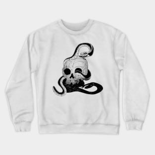 Snake and Skull Crewneck Sweatshirt